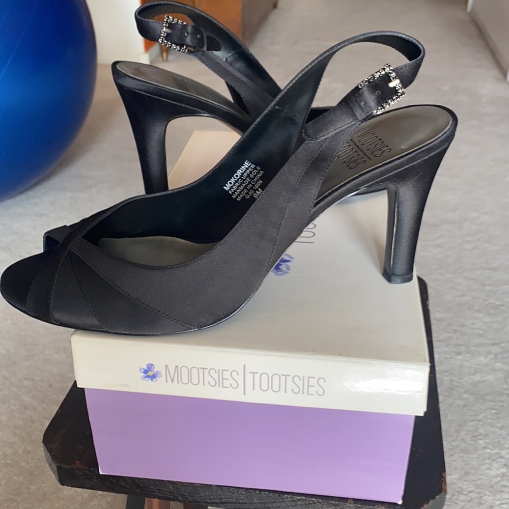 Mootsies Tootsies, Size 9, Black, Heels.
